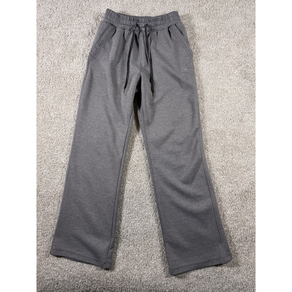 Leg3nd Men's Sweatpants Size S Gray Drawstring Elastic Waist Pockets Pants